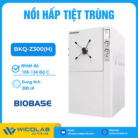 Nồi Hấp Sấy Chân Không Biobase Trung Quốc BKQ-Z300(H) | 300 Lít