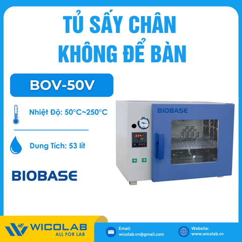 Tủ Sấy Chân Không Để Bàn Biobase BOV-50V | 54 Lít