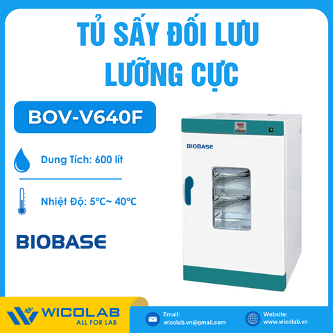 Tủ Sấy Đối Lưu Cưỡng Bức Kiểu Đứng Biobase BOV-V640F | 640 Lít