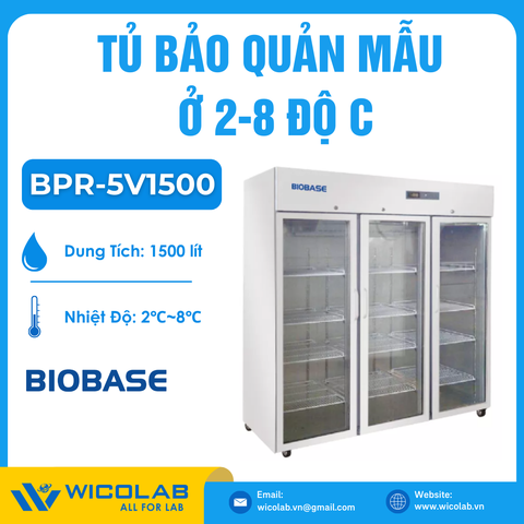Tủ Bảo Quản Dược Phẩm - Vắc Xin BPR-5V1500 Biobase | 1500 Lít
