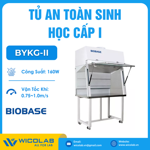 Tủ An Toàn Sinh Học Cấp I Biobase Trung Quốc BYKG-II | 700mm