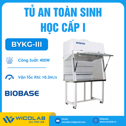 Tủ An Toàn Sinh Học Cấp I Biobase Trung Quốc BYKG-III | 900mm