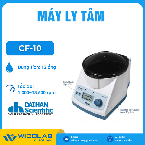 Máy Ly Tâm 13.500 Vòng/ Phút Daihan CF-10
