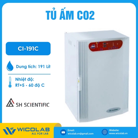 Tủ Ấm CO2 191 lít SH Scientific Hàn Quốc CI-191C