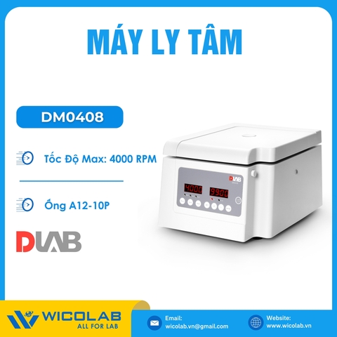 Máy Ly Tâm 8 ống 15ml 4,000 Vòng/ Phút Dlab Mỹ DM0408 | A12-10P