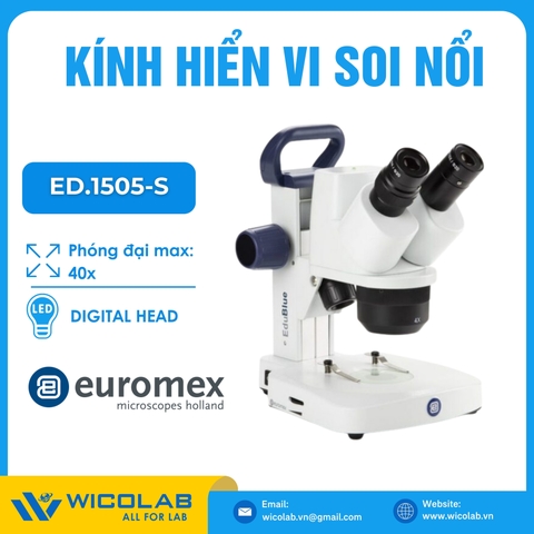 Kính hiển vi soi nổi Euromex ED.1505-S | Camera 3.2MP