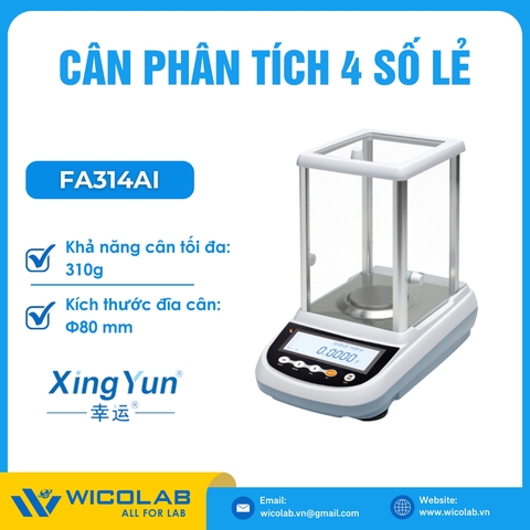 Cân Phân Tích 4 Số Lẻ Xingyun - Trung Quốc FA314AI | 310g - 0.0001g