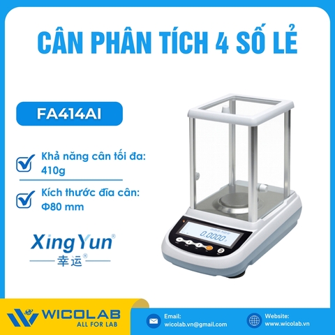 Cân Phân Tích 4 Số Lẻ Xingyun - Trung Quốc FA414AI | 410g - 0.0001g