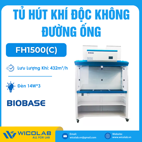 Tủ Hút Khí Độc Không Đường Ống Biobase Trung Quốc FH1500(C) | 1.5m
