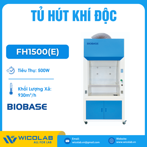 Tủ Hút Khí Độc Biobase Trung Quốc FH1500(E) | 1.5m