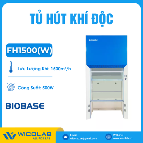 Tủ Hút Khí Độc Biobase Trung Quốc FH1500(W) | 1.5m