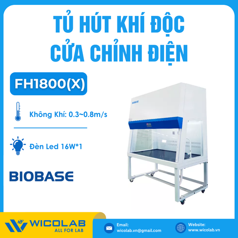 Tủ Hút Khí Độc Cửa Chỉnh Điện Biobase Trung Quốc FH1800(X) | 1.8m