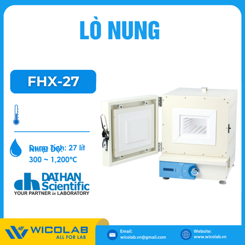 Lò Nung 1000 Độ C Daihan Hàn Quốc FHX-27 | 27 Lít