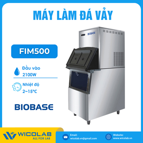 Máy Làm Đá Vảy Tách Rời Phần Làm Đá Biobase FIM500 | 500kg/ngày