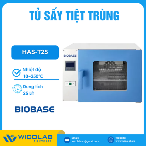 Tủ Sấy Tiệt Trùng Biobase HAS-T25 | 25 Lít
