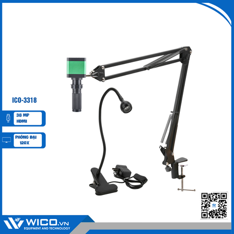 Kính Hiển Vi Kỹ Thuật Số WICO ICO-3318| 38MP - Cổng HDMI