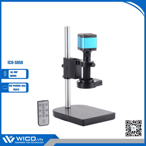 Kính Hiển Vi Điện Tử ICO-5058 Thương Hiệu WICO | Camera 16MP - Lens 150X