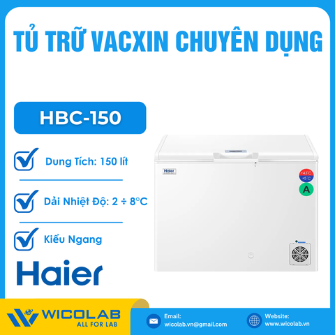 Tủ Bảo Quản Vacxin Haier HBC-150 | 150 Lít