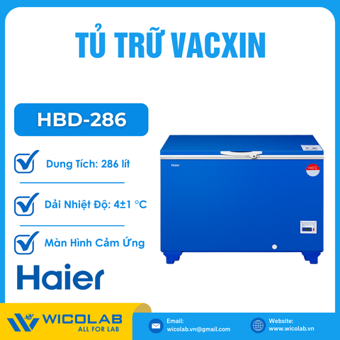 Tủ Bảo Quản -25 Độ Haier HBD-286 | 286 Lít