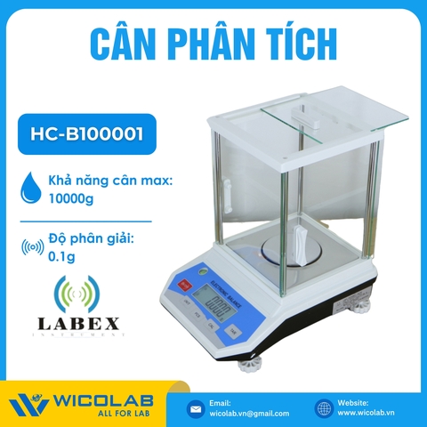 Cân Kỹ Thuật 1 Số Lẻ Labex Anh HC-B100001 | 10kg - 0.1g