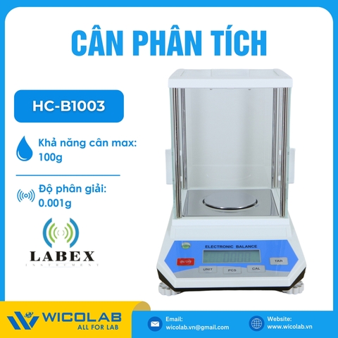 Cân Phân Tích 3 Số Lẻ Labex Anh HC-B1003 | 100g - 0.001g