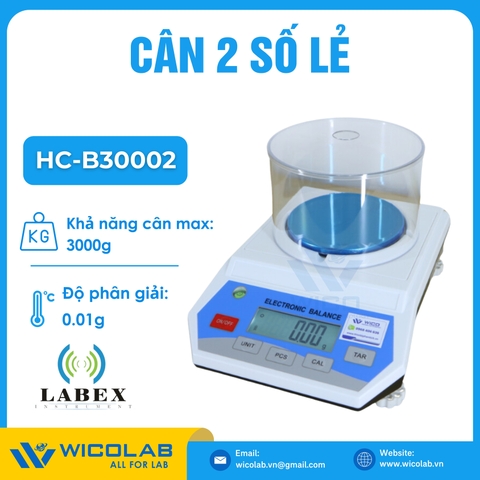 Cân Kỹ Thuật 2 Số Lẻ Labex Anh HC-B30002 | 3kg