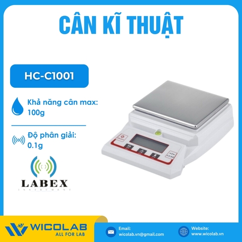 Cân Kỹ Thuật 1 Số Lẻ Labex Anh HC-C1001 | 100g - 0.1g