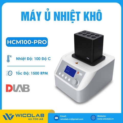 Máy Ủ Nhiệt Khô Dlab HCM100-Pro | 0.1-100 độ C