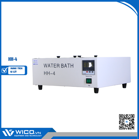 Bể Cách Thuỷ Trung Quốc HH-4 | 12 Lít