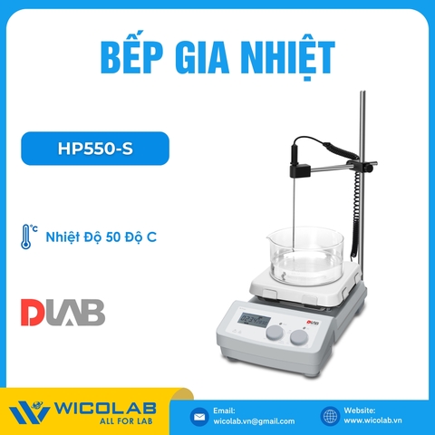 Bếp Gia Nhiệt 550 Độ C Dlab HP550-S | Mặt bếp 184x184mm