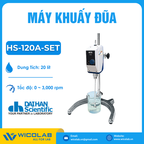 Máy Khuấy Đũa 3,000 Vòng/ Phút Daihan Hàn Quốc HS-120A