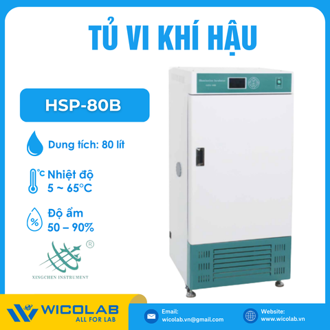 Tủ Vi Khí Hậu - Tủ Môi Trường Xingchen HSP-80B | 80 Lít