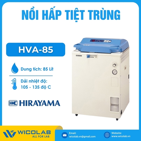 Nồi Hấp Tiệt Trùng Hirayama - Nhật Bản HVA-85 | 85 Lít