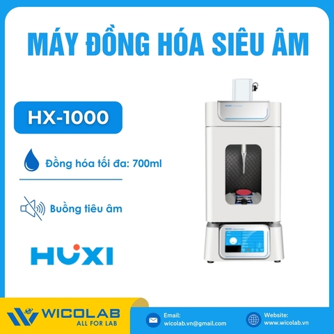 Máy Đồng Hóa Siêu Âm Huxi Trung Quốc HX-1000 | 700ml Mẫu