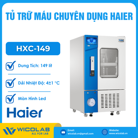 Tủ Trữ Máu Chuyên Dụng Haier HXC-149 | 149 Lít