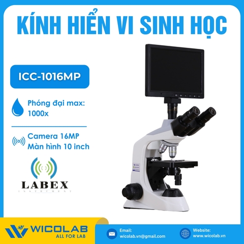 Bộ Kính Hiển Vi Kết Nối Máy Tính ICC-1016MP | Màn Hình 10.1 Inch