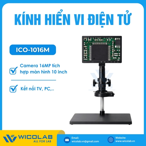 Kính Hiển Vi Điện Tử ICO-1016M | Camera 16MP - Màn Hình 10.1 Inch