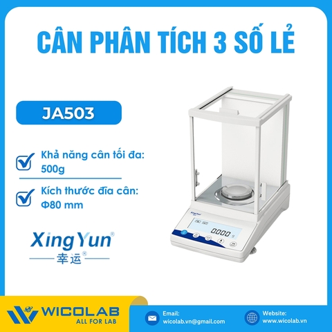 Cân Phân Tích 3 Số Lẻ Xingyun - Trung Quốc JA503 | 500g - 0.001g
