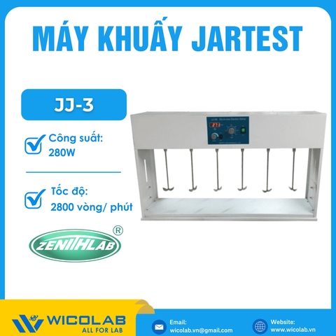 Máy Khuấy Đũa 6 Vị Trí - Khuấy Jartest Zenith Lab JJ-3