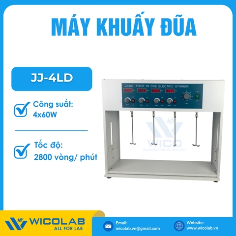 Máy Khuấy Đũa 4 Vị Trí - Khuấy Jartest Zenith Lab JJ-4LD
