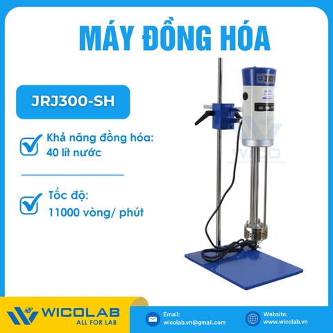 Máy Đồng Hoá Hiện Số Trung Quốc JRJ300-SH | 11000 vòng/ phút - 40 Lít
