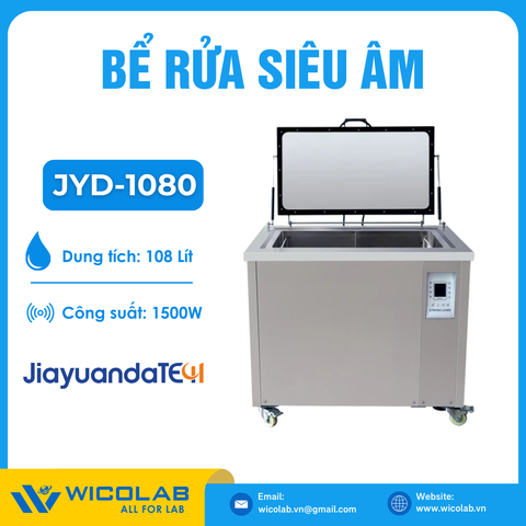 Bể Rửa Siêu Âm Công Nghiệp Jiayuanda JYD-1080 | Tùy Chỉnh Kích Thước