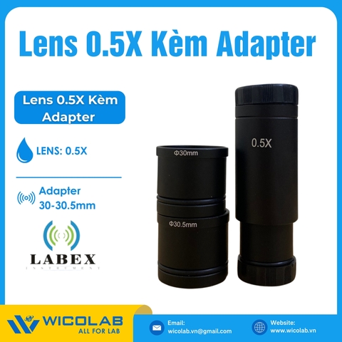 Bộ Ống Kính 0.5x Chuyên Dụng Cho Camera Kết Nối Kính Hiển Vi