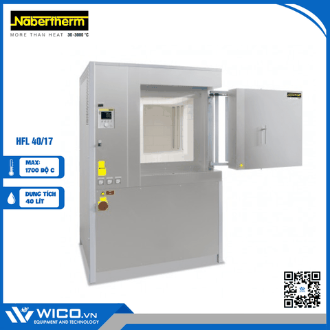 Lò Nung Nhiệt Độ Cao 1700 Độ Nabertherm HFL 40/17