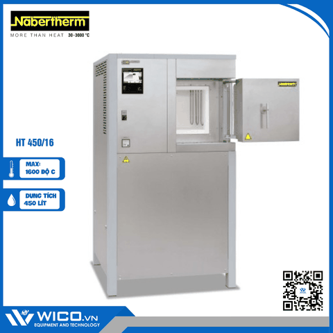 Lò Nung 1600 độ C Nabertherm HT 450/16/P570 | 450 Lít