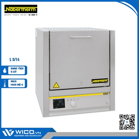 Lò Nung 1400 Độ C Nabertherm - Đức LT 5/14/B410 | 5 Lít - Cửa Trượt
