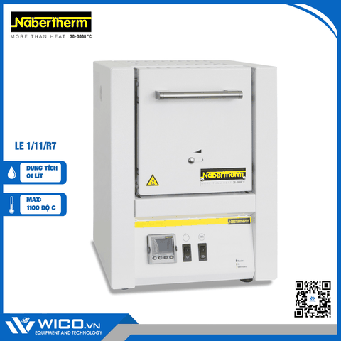 Lò Nung Thí Nghiệm 1100 Độ C Nabertherm - Đức LE 1/11/B410 | 1 Lít