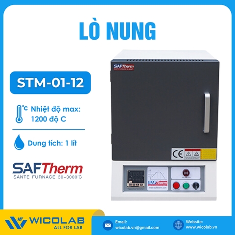 Lò Nung Saftherm 1200 Độ STM-1-12 | 1 Lít