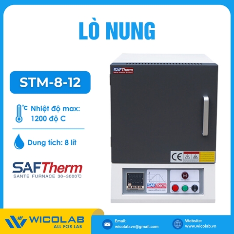 Lò Nung Saftherm 1200 Độ STM-8-12 | 8 Lít