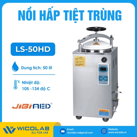 Nồi Hấp Tiệt Trùng 50 Lít Jibimed LS-50HD ⭐ Tự Động Hoàn Toàn